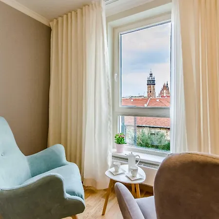 Central Penthouse With Terrace Краків Екстер'єр фото